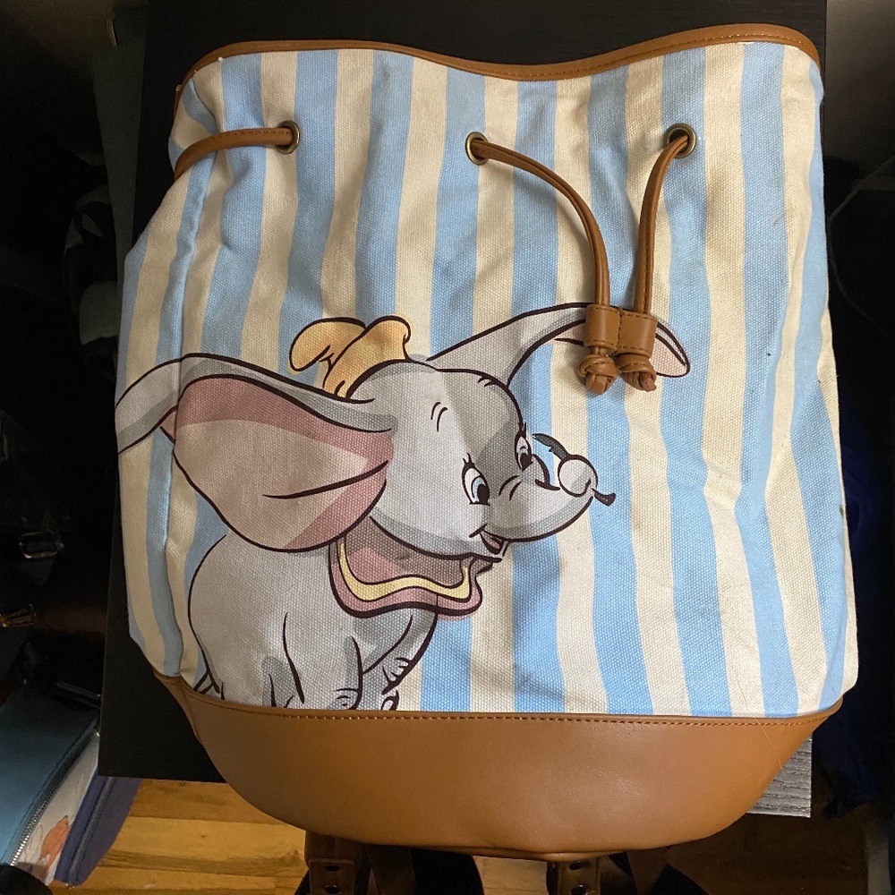 Dumbo Loungefly Bucket Backpack and Wallet